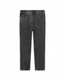 Jeggings en coton molletonné effet denim fille gris basicos baby Jeggings en coton molletonné effet denim fille gris basicos baby