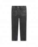 Jeggings en coton molletonné effet denim fille gris basicos baby Jeggings en coton molletonné effet denim fille gris basicos baby