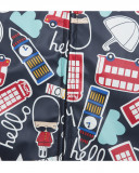 Gabardine avec capuche garçon bleue hello london Gabardine avec capuche garçon bleue hello london