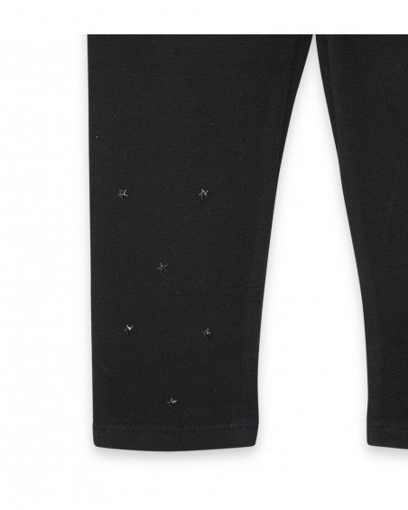 Leggings en jersey étoiles garçon noirs mountain Leggings en jersey étoiles garçon noirs mountain