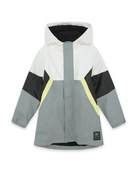 Gabardine avec capuche fille gris wild soul Gabardine avec capuche fille gris wild soul