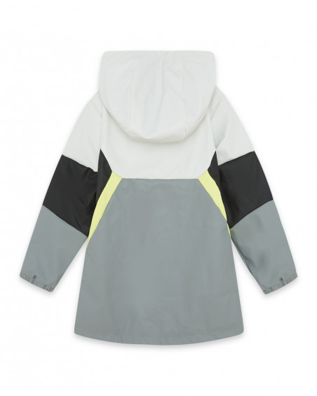 Gabardine avec capuche fille gris wild soul Gabardine avec capuche fille gris wild soul