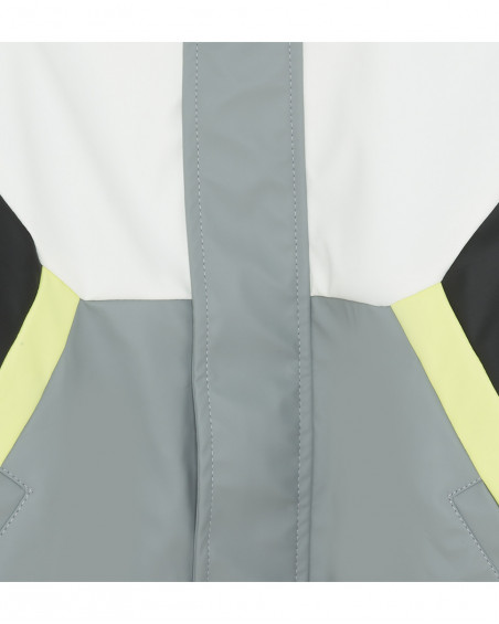 Gabardine avec capuche fille gris wild soul Gabardine avec capuche fille gris wild soul