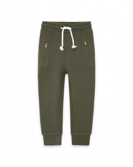 Pantalon en peluche jogging fille vert dance muse Pantalon en peluche jogging fille vert dance muse