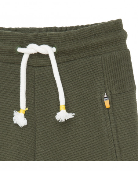 Pantalon en peluche jogging fille vert dance muse Pantalon en peluche jogging fille vert dance muse