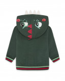 Sweat-shirt capuche en peluche avec fermeture éclair garçon Sweat-shirt capuche en peluche avec fermeture éclair garçon
