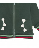 Sweat-shirt capuche en peluche avec fermeture éclair garçon Sweat-shirt capuche en peluche avec fermeture éclair garçon