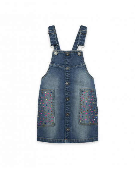 Robe en jeans fille bleu best friends 4ever