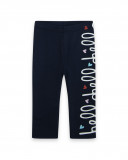 Leggings en jersey message fille bleus hello london Leggings en jersey message fille bleus hello london