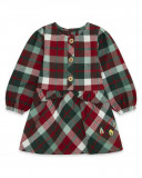Robe flanelle à carreaux fille rouge highlands Robe flanelle à carreaux fille rouge highlands