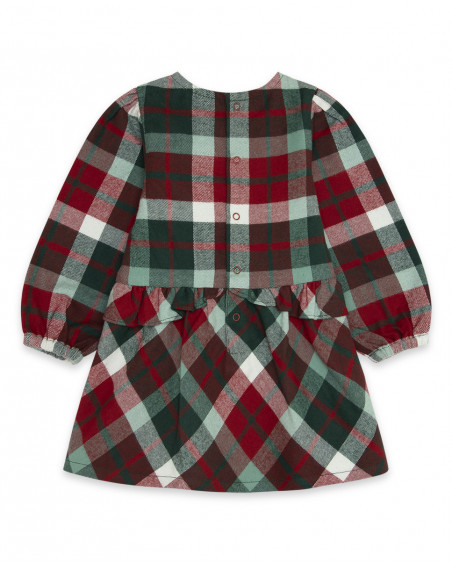 Robe flanelle à carreaux fille rouge highlands Robe flanelle à carreaux fille rouge highlands