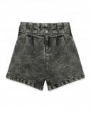 Short en jeans boutons garçon noir northern whales Short en jeans boutons garçon noir northern whales