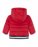 Parka matelassée avec capuche garçon rouge hello london Parka matelassée avec capuche garçon rouge hello london