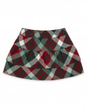 Jupe en flanelle à carreaux fille rouge highlands Jupe en flanelle à carreaux fille rouge highlands