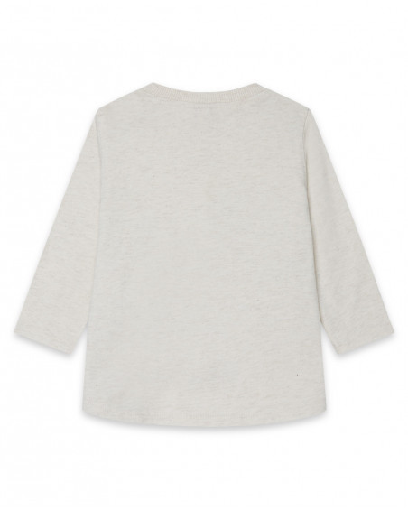 Tee-shirt en jersey message garçon blanc hello london Tee-shirt en jersey message garçon blanc hello london