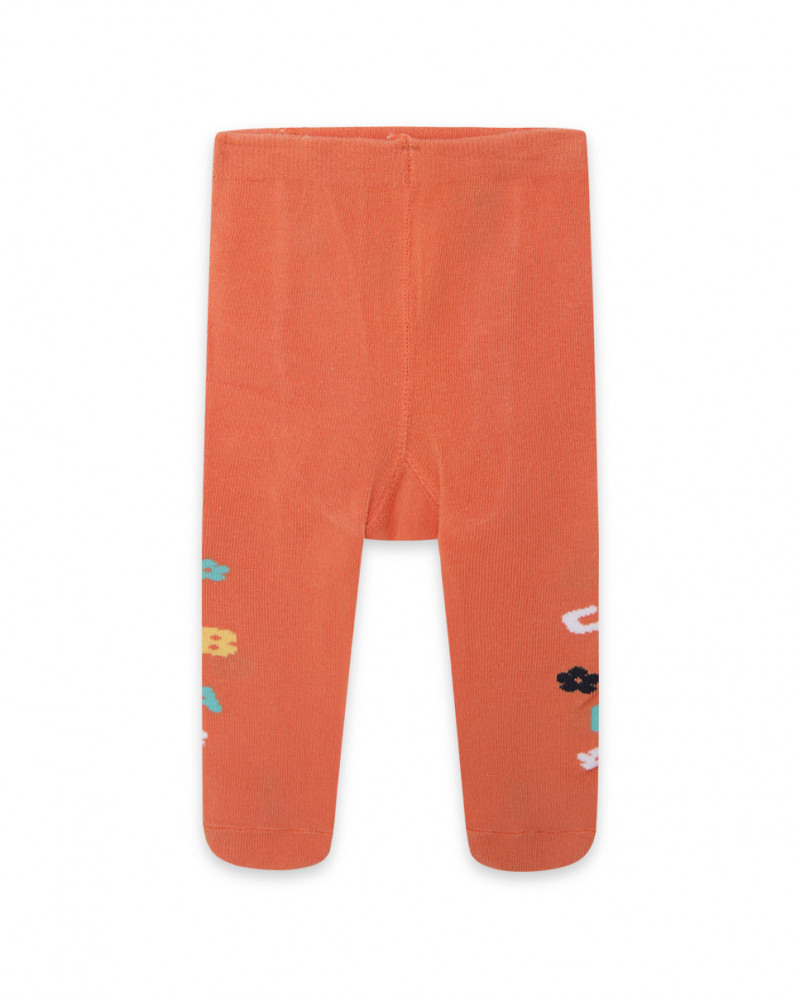 Collants lettres fille rouges alphabet