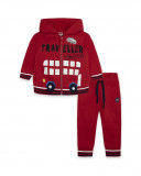 Sweat-shirt capuche et pantalon en peluche garçon rouge hello Sweat-shirt capuche et pantalon en peluche garçon rouge hello