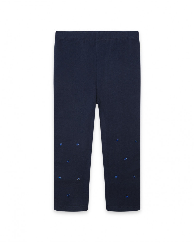 Leggings en jersey étoiles garçon marine mountain