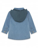 Chemise en jeans avec poches fille bleues basicos kids Chemise en jeans avec poches fille bleues basicos kids