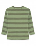 Tee-shirt en jersey message rayure fille vert dance muse Tee-shirt en jersey message rayure fille vert dance muse