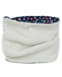 Bandana en jersey fleurs fille bleu kyoto girls Bandana en jersey fleurs fille bleu kyoto girls