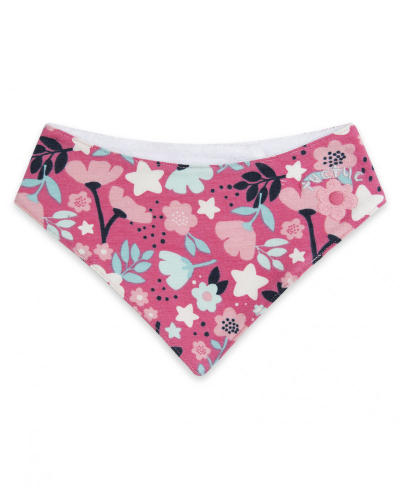 Bandana en jersey fleurs fille rose dancing in the woods
