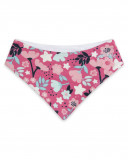 Bandana en jersey fleurs fille rose dancing in the woods Bandana en jersey fleurs fille rose dancing in the woods