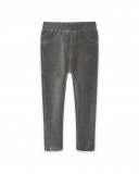 Jeggings velours côtelé et jersey avec détail poche fille gris Jeggings velours côtelé et jersey avec détail poche fille gris