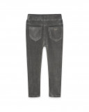 Jeggings velours côtelé et jersey avec détail poche fille gris Jeggings velours côtelé et jersey avec détail poche fille gris