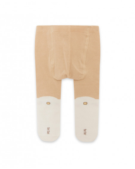 Collants teddy fille beiges brownie bears Collants teddy fille beiges brownie bears