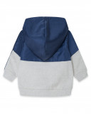 Sweat-shirt capuche en peluche avec fermeture éclair garçon Sweat-shirt capuche en peluche avec fermeture éclair garçon