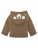 Veste en tricot avec capuche garçon marron brownie bears Veste en tricot avec capuche garçon marron brownie bears