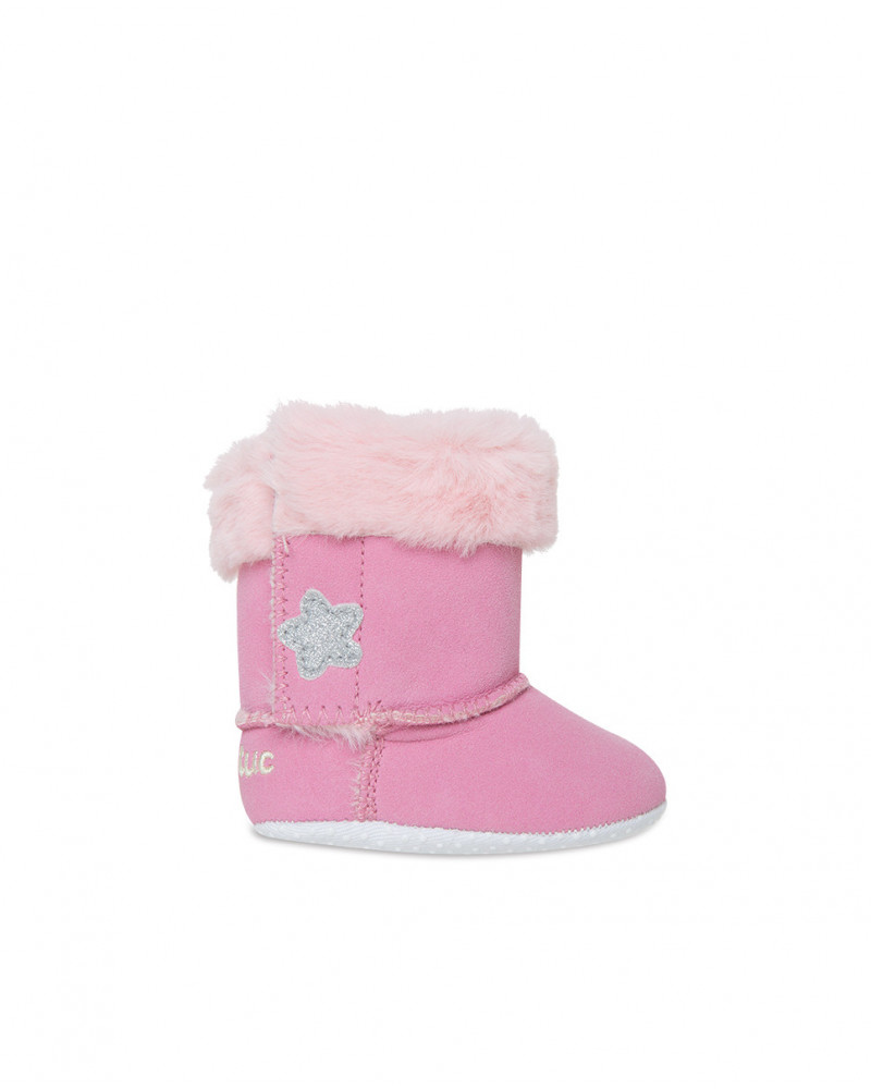 Bottes en daim étoiles fille roses dancing in the woods