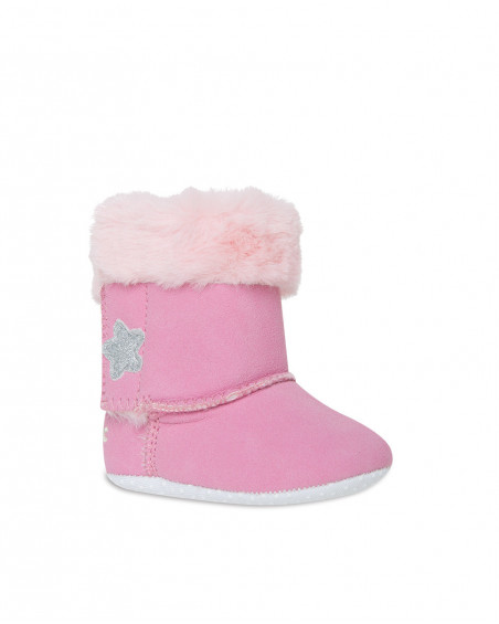 Bottes en daim étoiles fille roses dancing in the woods Bottes en daim étoiles fille roses dancing in the woods