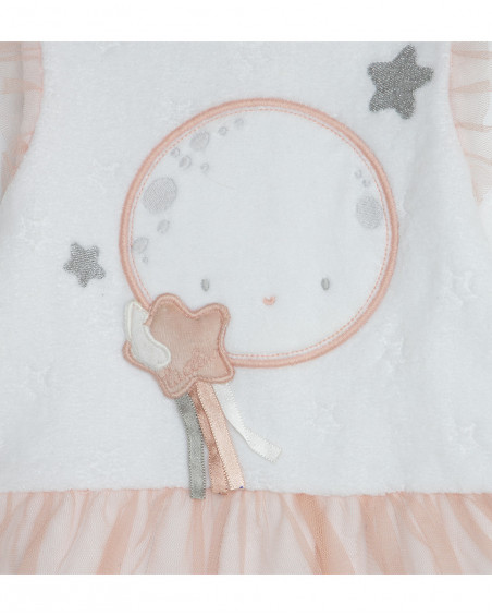 Robe velours et tulle étoiles fille rose luna llena Robe velours et tulle étoiles fille rose luna llena