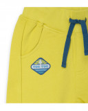 Pantalon en peluche lacets garçon vert color hikers Pantalon en peluche lacets garçon vert color hikers