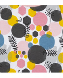 Robe en coton molletonné imprimé fille rose bee happy Robe en coton molletonné imprimé fille rose bee happy