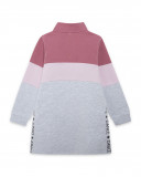 Robe en coton molletonné message garçon rose hits of 90 Robe en coton molletonné message garçon rose hits of 90