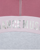 Robe en coton molletonné message garçon rose hits of 90 Robe en coton molletonné message garçon rose hits of 90