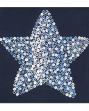Tee-shirt en jersey étoile fille marine basicos baby Tee-shirt en jersey étoile fille marine basicos baby
