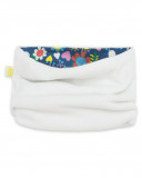 Bandana en jersey fleurs fille bleu color hikers Bandana en jersey fleurs fille bleu color hikers