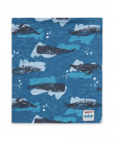 Bandana en jersey baleines garçon bleu hits of 90 Bandana en jersey baleines garçon bleu hits of 90