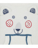 Pull-over en tricot ourson polaire garçon blanc glaciar Pull-over en tricot ourson polaire garçon blanc glaciar