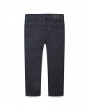 Pantalon en sergé lacets garçon marine basicos baby Pantalon en sergé lacets garçon marine basicos baby