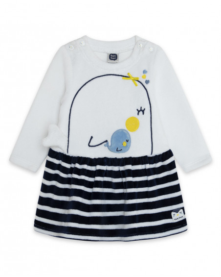 Robe velours fille blanche it's cold Robe velours fille blanche it's cold