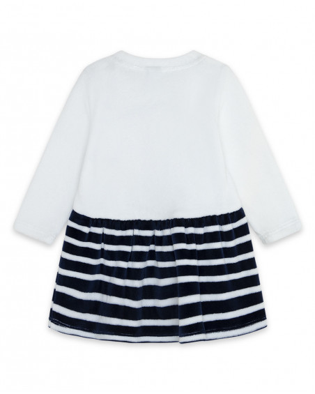 Robe velours fille blanche it's cold Robe velours fille blanche it's cold