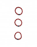 Set élastique cheveux fille rouge breakfast time Set élastique cheveux fille rouge breakfast time