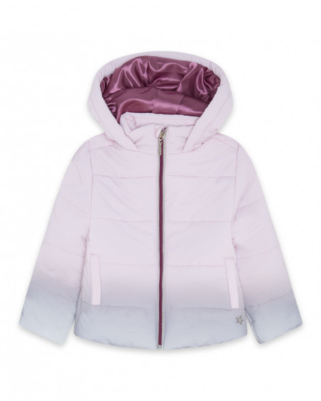 Parka tissus technique avec capuche garçon rose hits of 90 Parka tissus technique avec capuche garçon rose hits of 90
