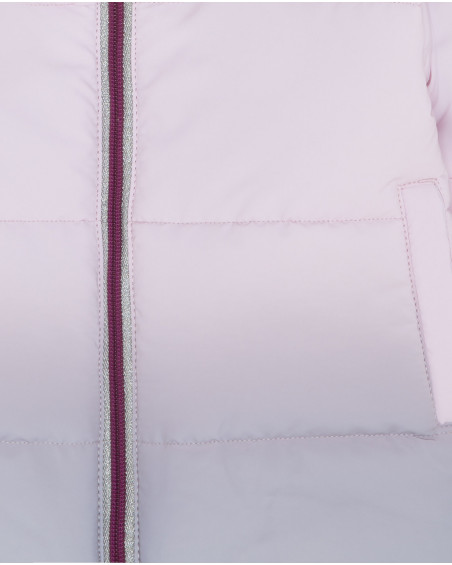 Parka tissus technique avec capuche garçon rose hits of 90 Parka tissus technique avec capuche garçon rose hits of 90