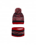 Bonnet et cache-cou en tricot pompon garçon bleu hits of 90 Bonnet et cache-cou en tricot pompon garçon bleu hits of 90